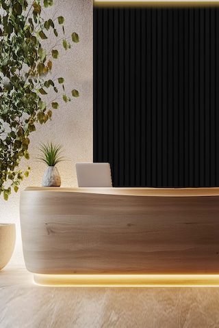 Mdf Ahşap Akustik Duvar Paneli 60x275 Cm - Siyah 60x275