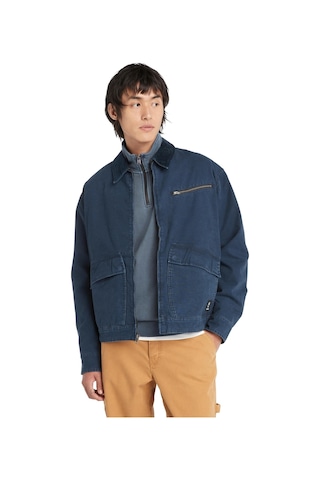 Timberland Tımberland Washed Canvas Jacket Tb0a5tgf4331-dark Sapphıre Lacivert