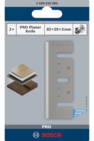 Bosch 2'li Planya Bıçağı 82x29x3 Mm 2608635905