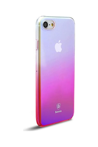 Apple Uyumlu iPhone Baseus 8 7 İle Glaze Case Pembe