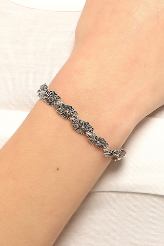 Tblk03493 Kelebek Çiçek Bileklik Kadın Bileklik 3401-3549 Çok Renkli
