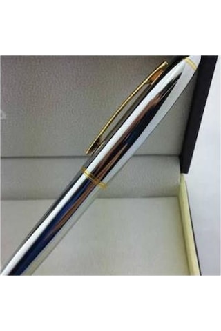 Scrikss 35 Gold Krom Dolma Kalem Lux Kutuda