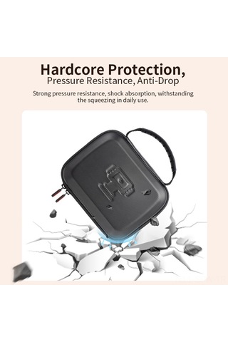 Maiyame Djı Pocket 3 İçin Spor Kamera Organizer Çantası - Tripod, Pil Kolu, Vida Kolu Ve Pd Kablosu Taşıma - Siyah St-1132045