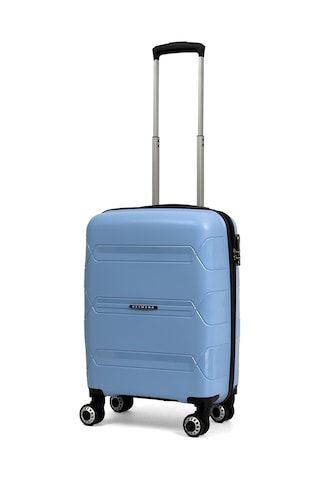 Lucas Polipropilen Kırılmaz Valiz, Kabin Boy Bebe Mavisi