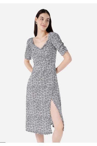 Colins Regular Fit Kadın Siyah Karpuz Elbise Cl1067905 Q1.v1 Blk Siyah