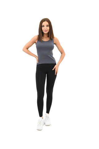 Koza Butik Kadın U Yaka Kolsuz Bluz 1791-25 001