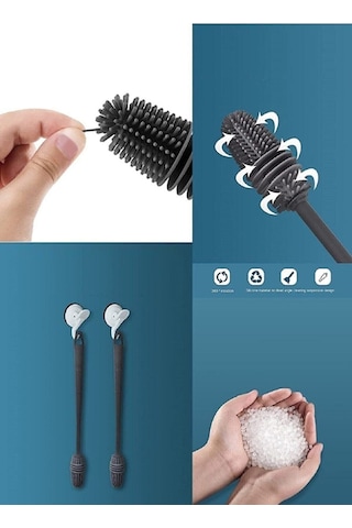 Silikon Şişe Biberon Emzik Temizleme Fırçası 30 Cm 1 Adet
