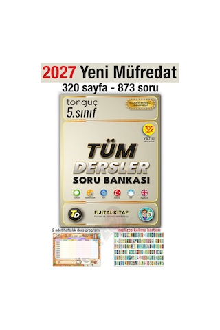 5. Sınıf 2027 Tüm Dersler Soru Bankası 5. Sınıf 2027 Tüm Dersler Soru Bankası