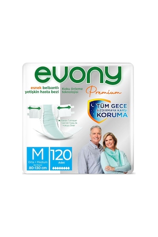 Evony Premium Yetişkin Bezi Medium 120 Adet