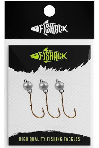 Mafsallı Jighead - Hareketli Kurşunlu İğne - Fishack - 7 Gram - 3'lü Paket