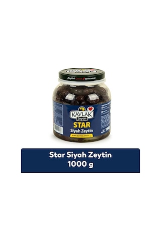 Kavlak Star Gemlik Siyah Zeytin Pet 1 KG
