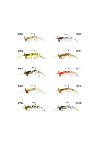 Caretta Sakura Shrimp 7.6 Cm 6.5 Gr Silikon Karides