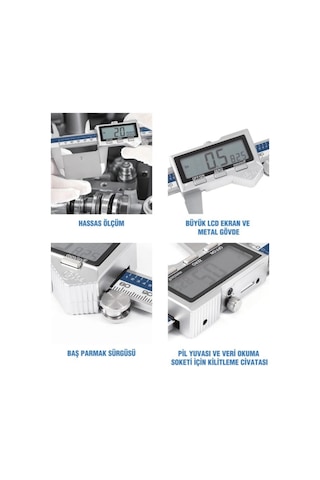 Watano 150mm Dijital Kumpas Ip54 Korumalı