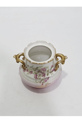 Limoges Minyatür Desen Porselen Şekerlik 12x10x9,5cm