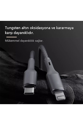 Apple Uyumlu 27w AppleiPhone Hızlı Şarj Kablosu 1 5m Type C Lightning iPhone 14 13 12 11 x & iPad İçin c