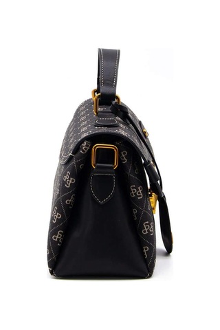 Silver Polo 3 Bölmeli Kadın El Çantası 1159 M178 45430 Füme Mat Siyah 45430 Füme Mat Siyah Çok Renkli