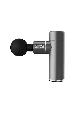 Skg F3 Masaj Tabancası, Grey, 4 Darbe Yoğunluğu, Farklı Bölge İçin 4 Modüler Masaj Başlığı, Gri