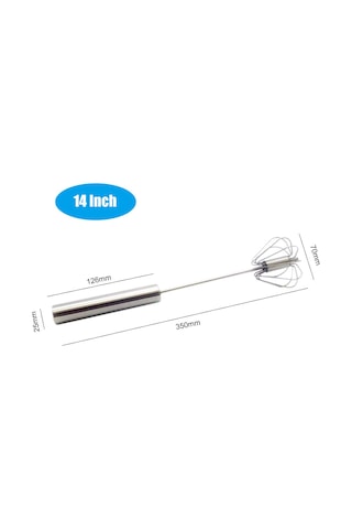 Xindoker Evde Pasta Ve Kremalar İçin El İle Çevirilebilir Paslanmaz Çelik El搅拌机 - Hızlı Ve Eşit Karıştırma 35 Cm Diğer