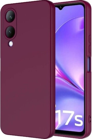 Vivo Y17s Kılıf Zore Mara Lansman Kapak Koyu Mor