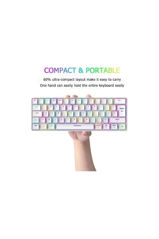 Atasoft T60 Kırmızı Switch Kablolu Oyuncu Klavye