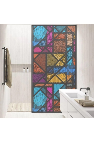 Suntek Statik Sarılmak Vitray Filmi Gizlilik Buzlu Cam Etiket 7.