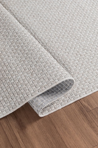 Notre Premium Kalite Kaymaz Tabanlı Doğal Yıkanabilir Kilim Oturma Odası Balkon Bahçe Mutfak Kilim-875 Kemik