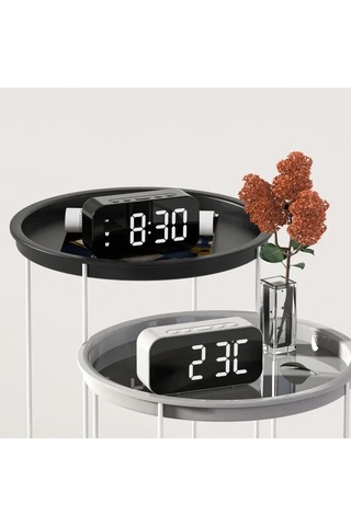 Ses Kontrolü Dijital Çalar Whıte