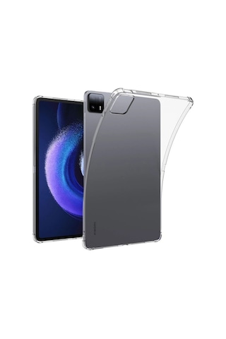 Xiaomi Pad 6 Kılıf Anti Shock Tablet Silikon - Şeffaf Arka Kapak