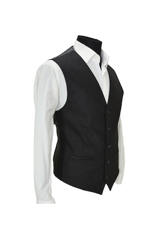 Mentor Regalo Erkek Yelek V Yaka Antrasit Yün 50430