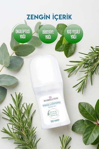 Doğal Organik Biberiye Özlü Masaj Losyonu 50 Ml