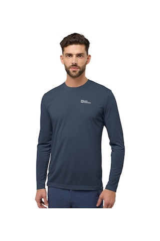 Jack Wolfskin A60291-c0412 Vonnan Ls T M Erkek Outdoor Tişört Renkli