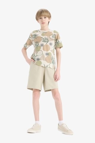 DeFacto Erkek Çocuk Beli Lastikli Basic Düz Şort B5867A825SMKH479