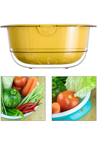 Suntek Magideal Meyveler, Salatalar Ve Sebzeler Için Sebze Yıkama Sarı