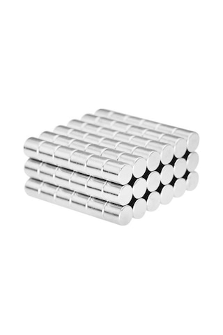 Neodyum Mıknatıs Çap 5X5 Mm - Yuvarlak Güçlü Mıknatıs 25 Adet