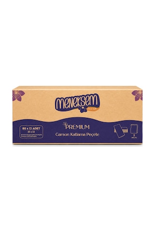 Menekşem Garson Peçete 33x33 Cm Premium 2 Katlı, 80 Li 24 Paket, 1920 Adet