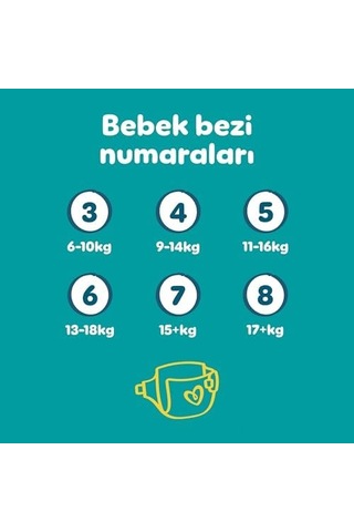 Aktif Bebek Mega Fırsat Paketi 4 Beden 104 Adet