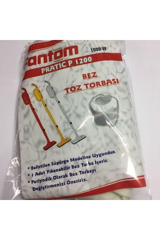 Fantom P1200 Pratik Dik Süpürge Bez Toz Torba - 10 Adet