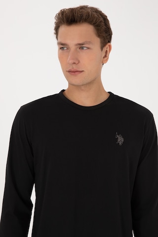 U.s. Polo Assn. Erkek Siyah Pijama Takım 50318602-vr046 Siyah