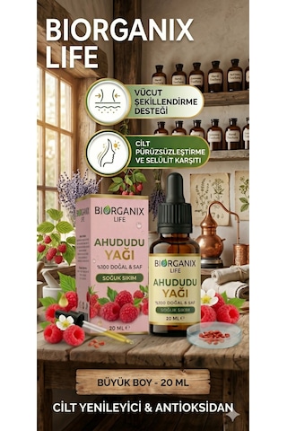 Life %100 Saf Ahududu Yağı - Doğal Güneş Koruyucu & Anti-aging Bakım 20 Ml