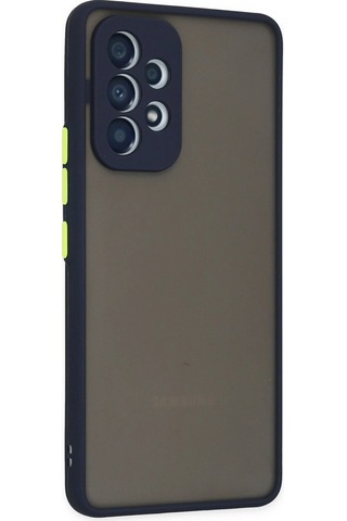 Cosmotex Newface Samsung Galaxy Uyumlu A33 5g Kılıf Montreal Silikon Kapak - Lacivert