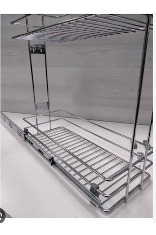 Teleskopik Yandan Raylı Frenli 12 CM Şişelik Yağdanlık