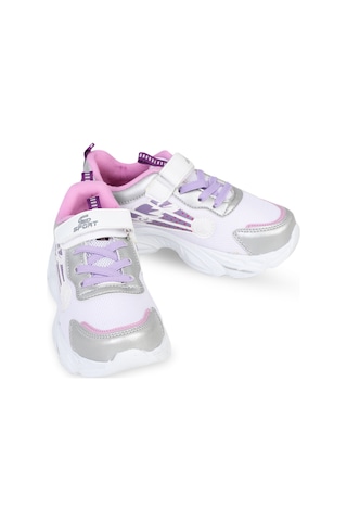 Civil Sport Kız Çocuk Spor Ayakkabı 31-35 Numara Lila-gümüş Lila-gümüş