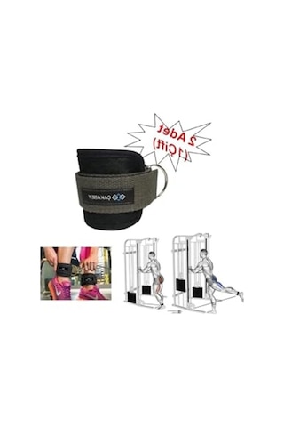 Haki Renkli Ankle Straps Bilek Ağırlık Kemeri Ve Cable Kickback Açık Kırmızı
