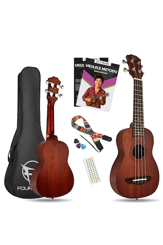 Fourtune Raya UKS-21MN Soprano Ukulele Maun Hakiki Ağaç (ÖZEL SERİ)