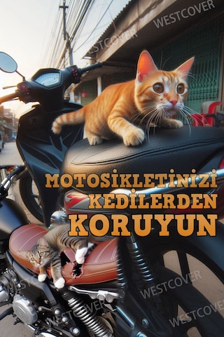 Honda Nss250 Forza 250 Arka Çanta Uyumlu Siyah Turuncu Reflektörlü Motosiklet Brandası,örtüsü