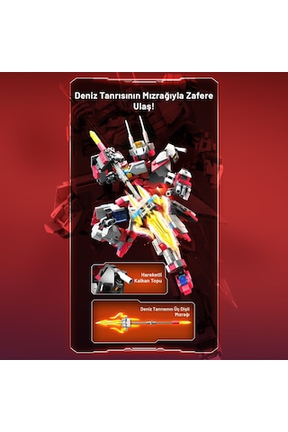 Hydra Titan Ölümsüz Savaşçı Robot Yapı Bloğu Seti