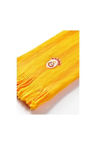 Gsstore Galatasaray Püsküllü Triko Atkı U252177 Sarı