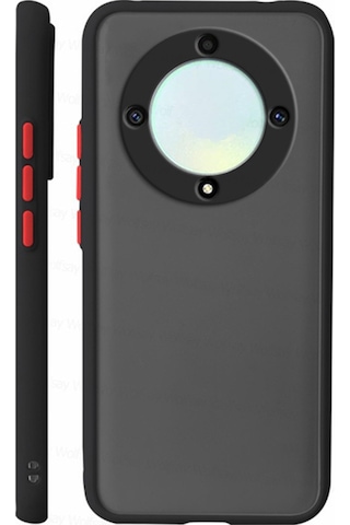 Honor X9A 5G London Serisi Darbeye Dayanıklı Kılıf - Siyah AL3415