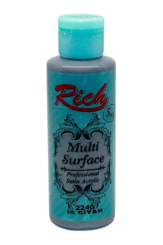 Rich Multi Akrilik Boya 2240 Is Siyah 120 Cc