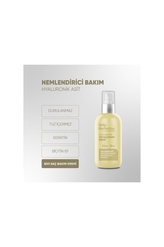 Daily Perfection Pro Nemlendirici Hyaluronic Acid İçerikli Sıvı Saç Bakım Kremi 200 ML